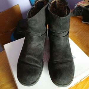 Black Short Boots - Size 10
