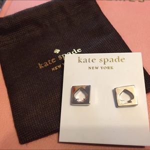 kate spade Jewelry - Kate Spade Silver spade stud earrings kate spade Jewelry - Kate Spade Silver spade stud earrings