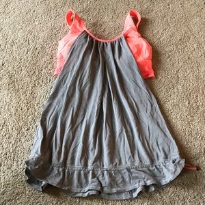 Lululemon top with attached tank