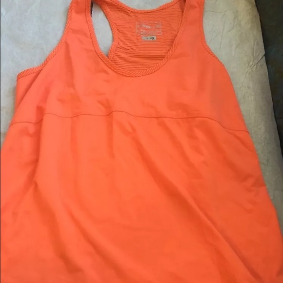 Merrell Womens yoga hiking sport tank sz m orange
