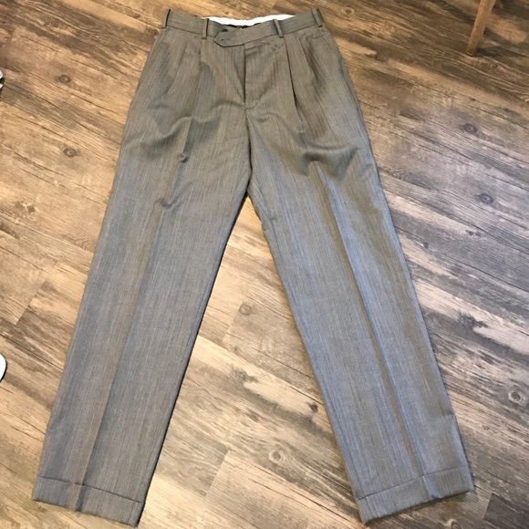 Men's quality wool dress pants