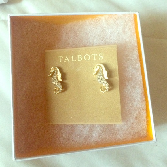 Talbots Seahorse Earrings