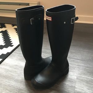 Hunter original tall PACKABLE/TOUR boots