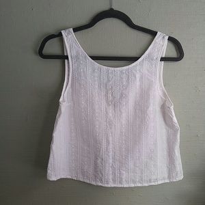 Brandy Melville Cropped Pattern Tank S
