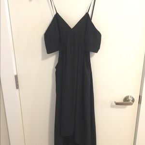 Express High/low Black maxi dress