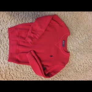 Polo red cotton sweater