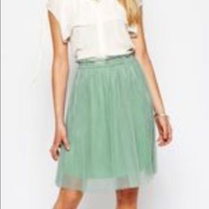 DARCCY LONDON tulle skirt mint green