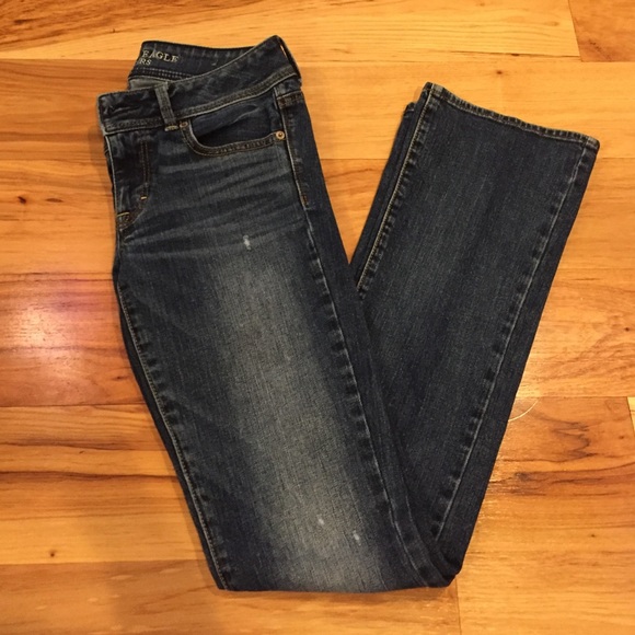 Size 2 Long American Eagle Kick Boot Jeans