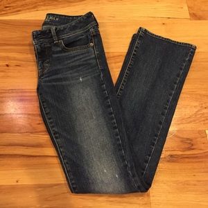 Size 2 Long American Eagle Kick Boot Jeans
