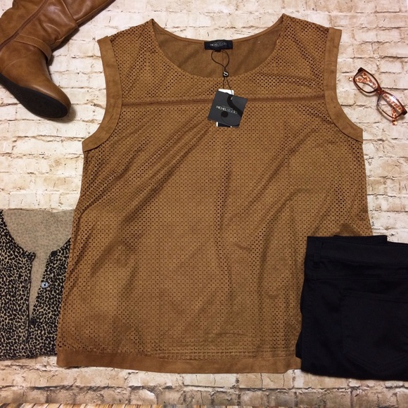 🔥Last Call! Addition Elle Faux Suede Top - Picture 6 of 7