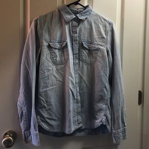 Worn once AE jean cardigan