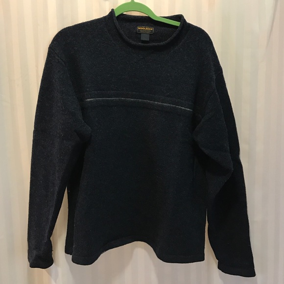 Blue wool sweater