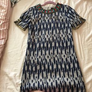Dolce Vita Dress xs ikat beaded