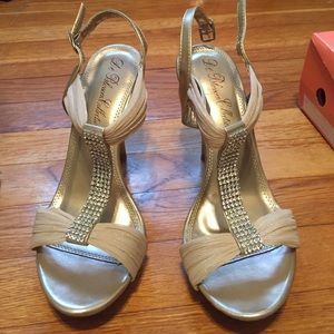 Gorgeous champagne colored heels