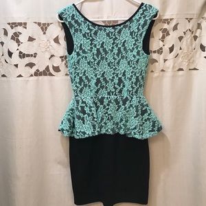 Charlotte Russe peplum mini