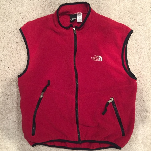 Men's North Face fleece vest