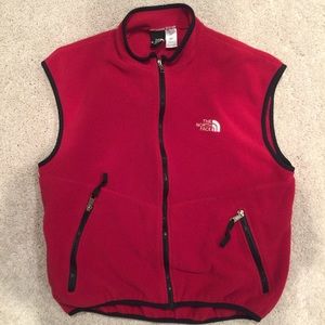 Men's North Face fleece vest