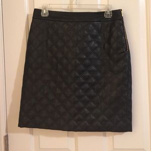 Banana Republic pleather Midi skirt