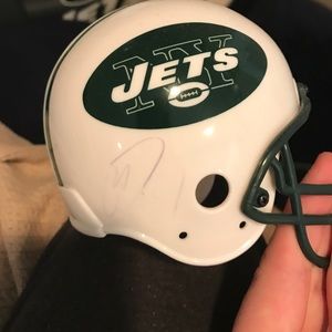 Eric Decker & Tommy Bohanon signed football helmet