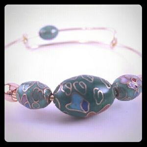 Adjustable Cloisonne Bangle