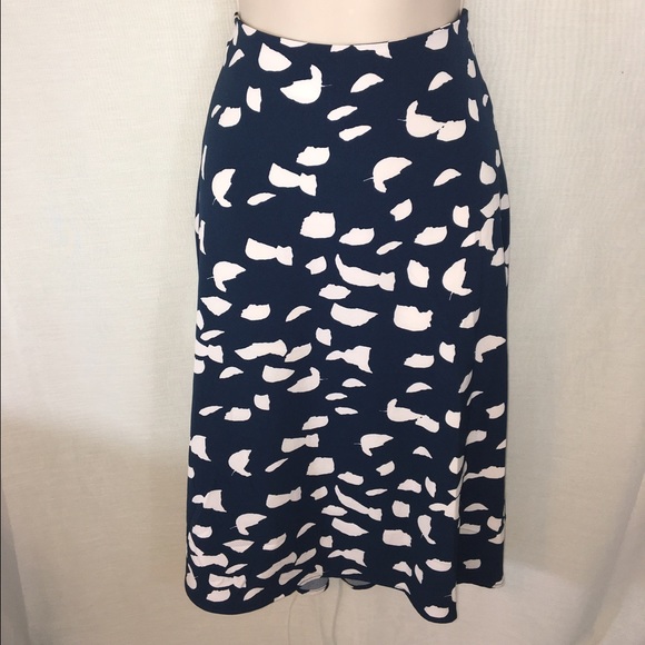 NY&Co. Blue and White Skirt-6