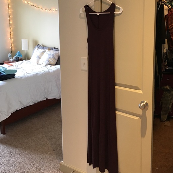 Gap Cranberry Maxi Dress