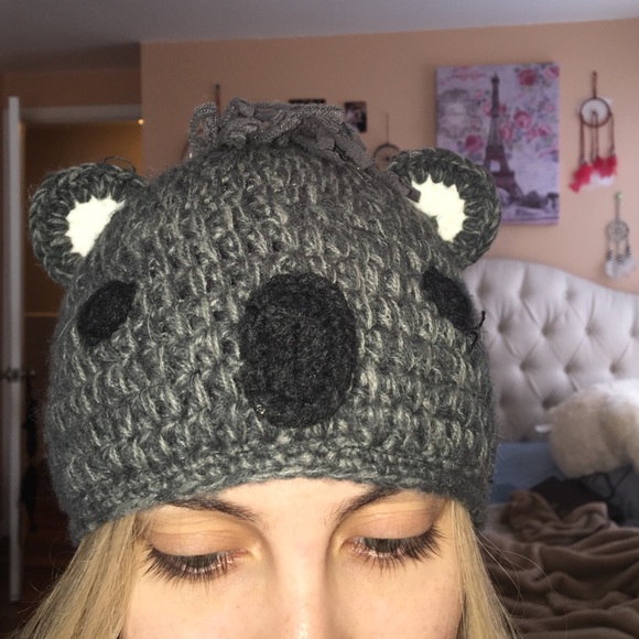 Koala knit beanie