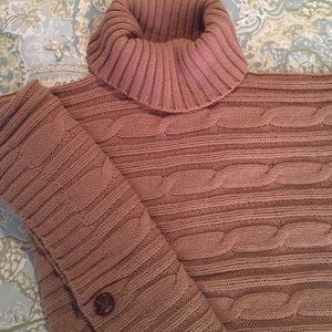 Gap Tan Poncho Sweater