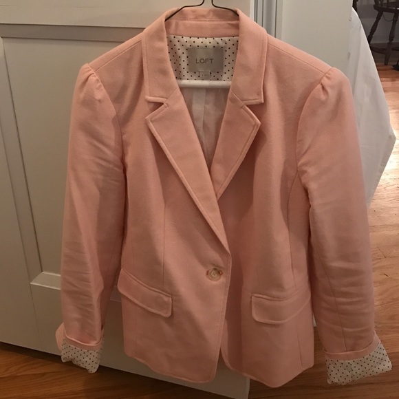 LOFT gorgeous pink blazer, Sz 4