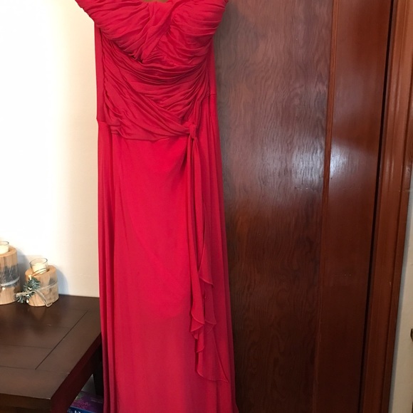 Strapless Red Size 16 dress.