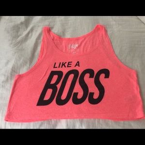 Cropped tank top