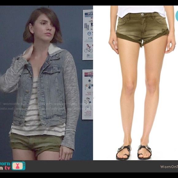 ⭐️Sold on eBay!⭐️Teen Wolf FreePeople Army Cutoffs