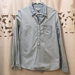 J. Crew light blue chambray long sleeve
