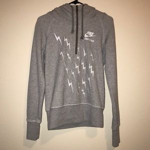 Nike Track & Field Half-Zip Funnel Neck Hoodie