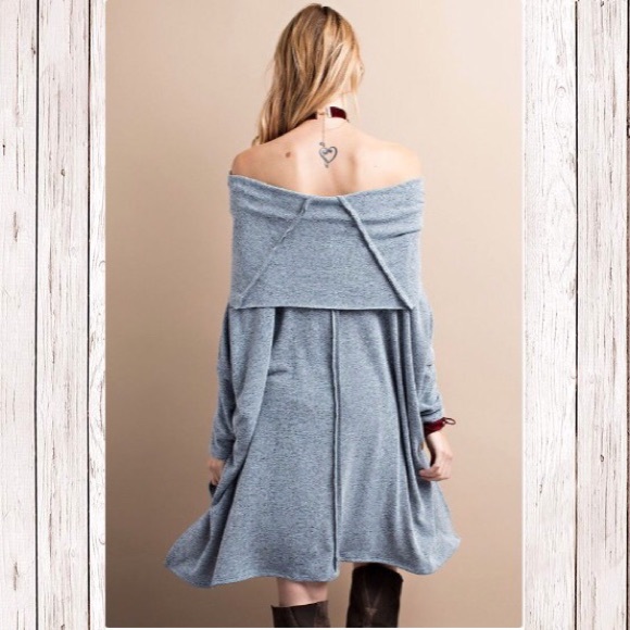 Soft Cozy Cowl Neck Mauve Sweater! - Picture 3 of 4