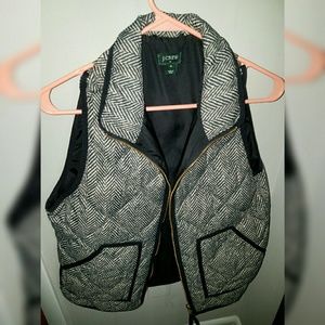 J.crew herringbone vest