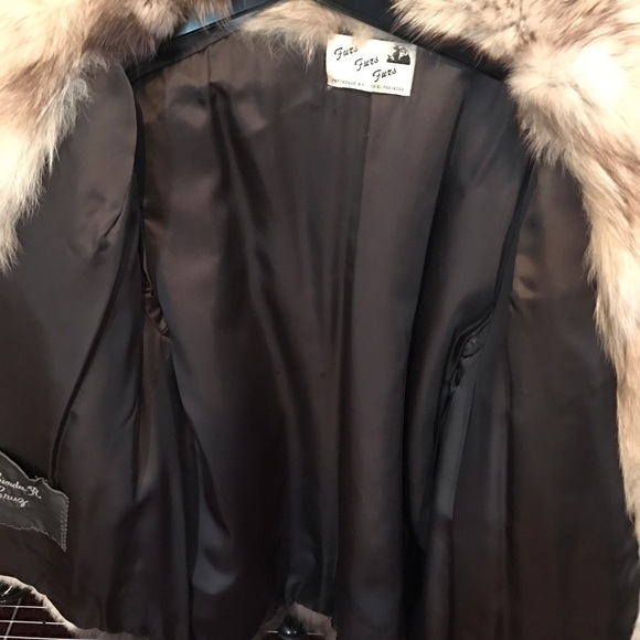 Authentic White Fox Fur MINK Coat - Picture 3 of 4