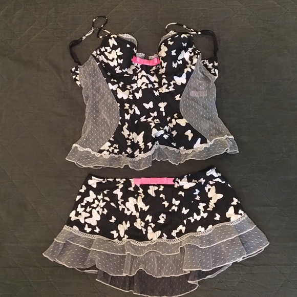 Jezebel Butterfly Corset & Skirt