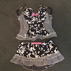 Jezebel Butterfly Corset & Skirt