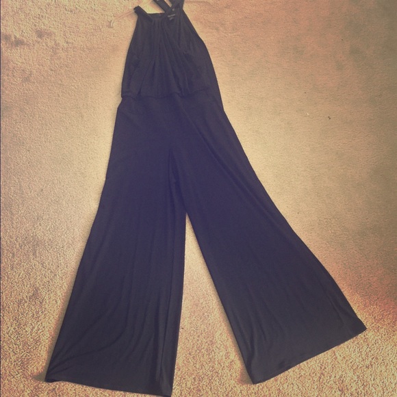 Black Wide-leg Jumpsuit - Worn Once