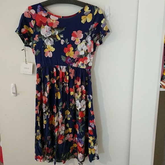 Asos floral maternity dress