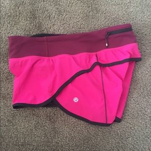 Lululemon speed shorts