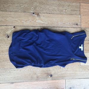 Michael kors tank top zippers navy size medium
