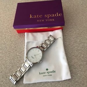 NWOT Kate Spade Silver Watch