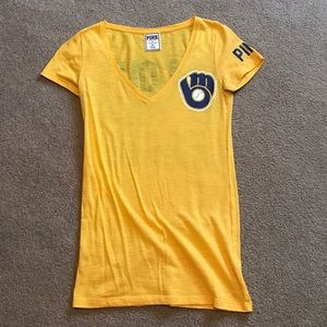 PINK Milwaukee Brewers Tee
