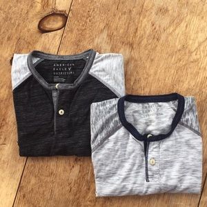 Set of Two American Eagle Shirts