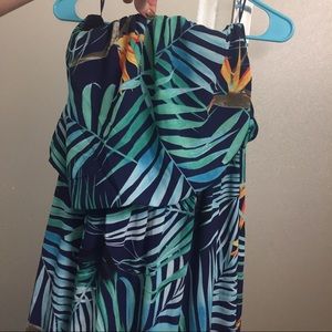 Cute strapless maxi dress!  Only worn once!