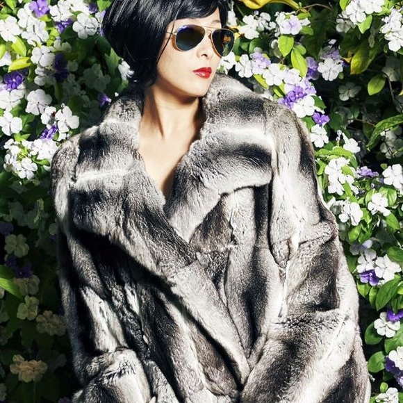 Christian Dior mink coat