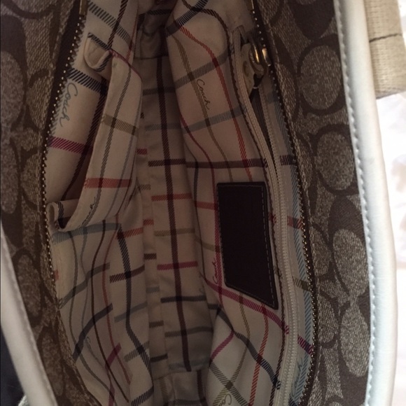 Coach Handbag White leather - Picture 3 of 3