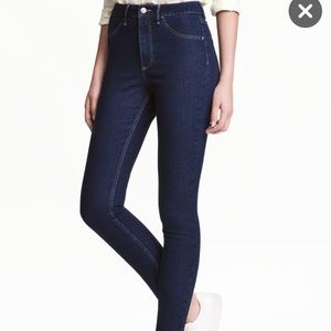 H&M high waisted skinny jeans
